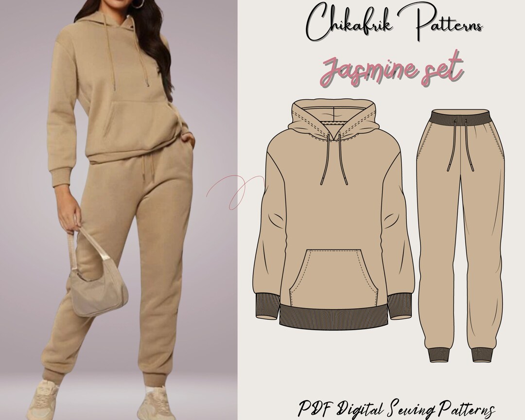Jasmine Sethoodie Pattern & Jogging Patternwomen Hoodie Women ...