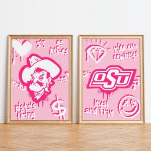 Plakaty ścienne Uniwersytetu Stanowego OSU Oklahoma