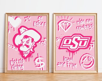 Muurposters met OSU Oklahoma State University