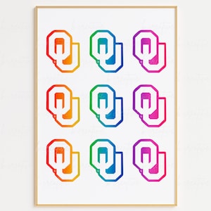 University of Oklahoma OU Wall Print Poster