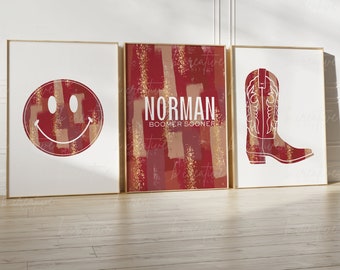 Normandische muurposters van de Universiteit van Oklahoma