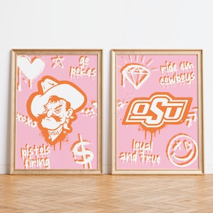 OSU Oklahoma State University Plakaty ścienne