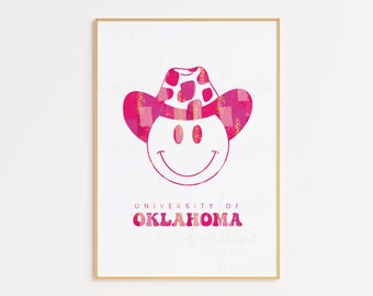 Smiley-muurposters van de Universiteit van Oklahoma