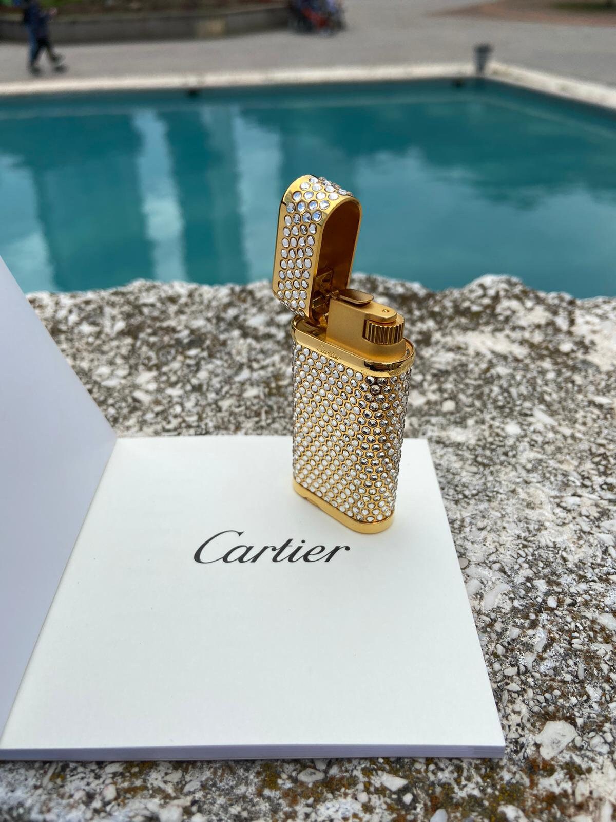 1980 Vintage Gold Cartier Lighter Limited Etsy