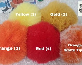 Soft Faux Fur Skate Pom Pom  | Roller Skating Accessories | Roller Skating Gear | Shoe Charm Pom Pom | Fur Poms | YoonekSk8s| Set of 2