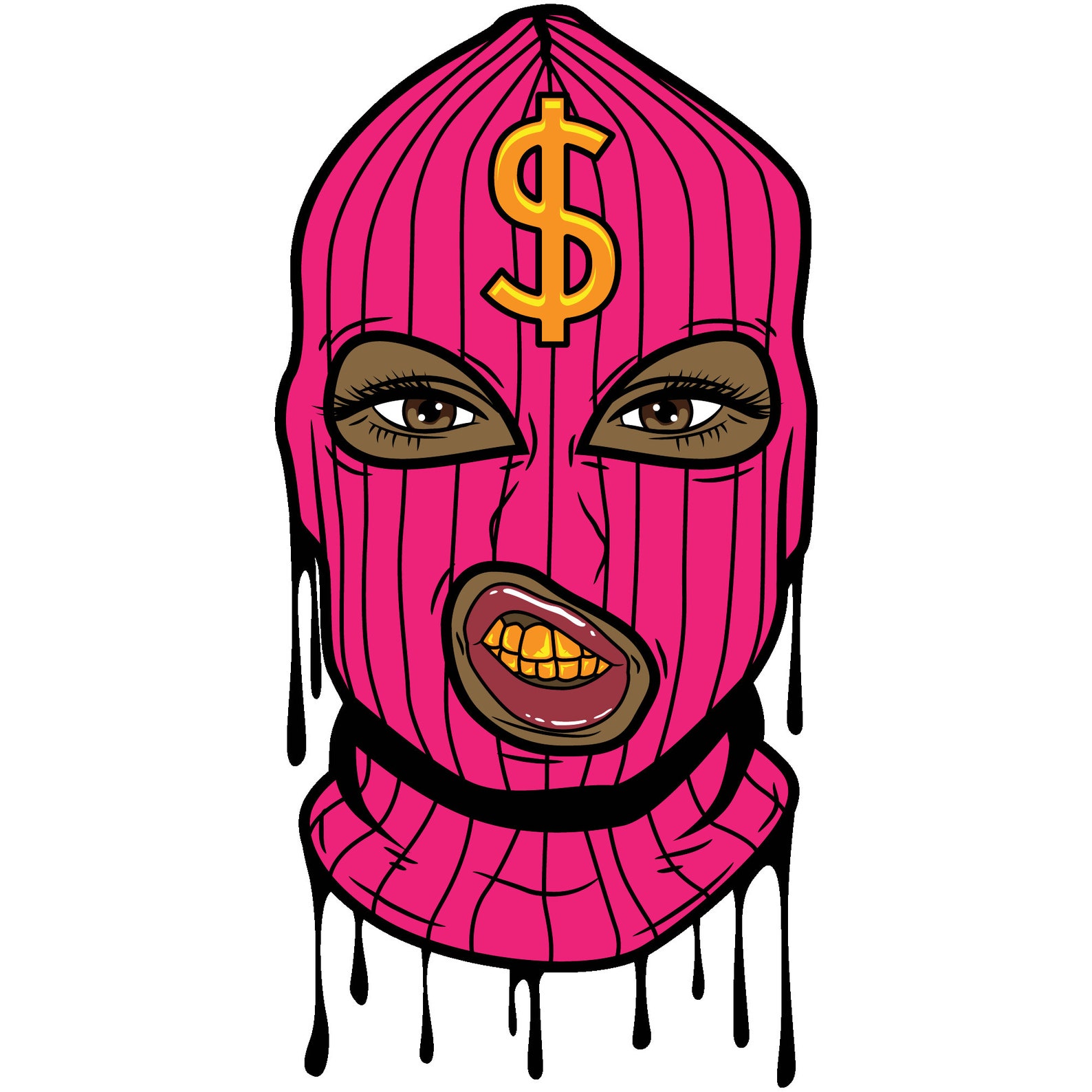 Pink Ski Mask Etsy