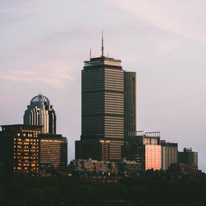 Boston, Massachusetts Skyline - The Prudential Building - Wall Art and Home Decor