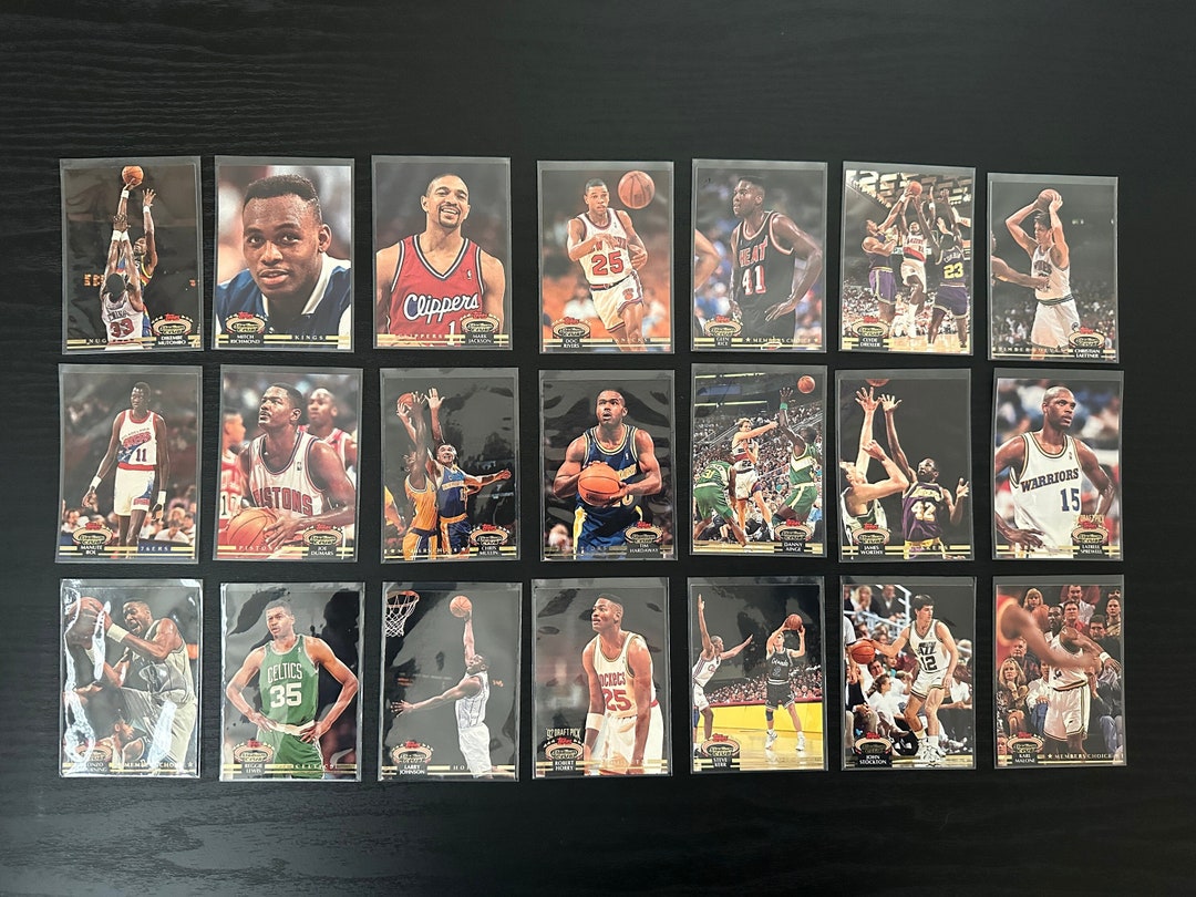 1992 Topps Stadium Club Basketball Cards NM MINT Condition Sharp