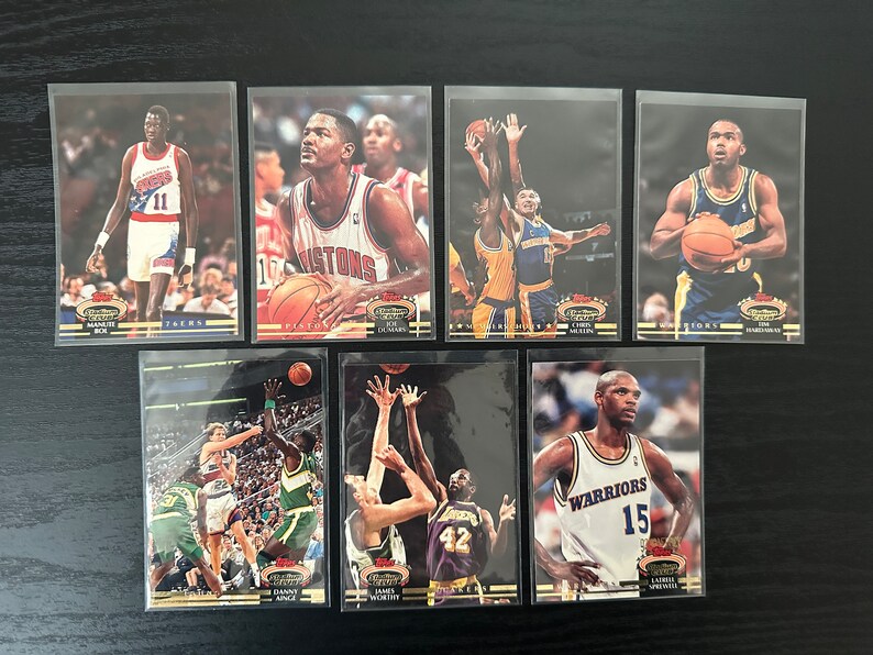 1992 Topps Stadium Club Basketball Cards NM MINT Condition Sharp