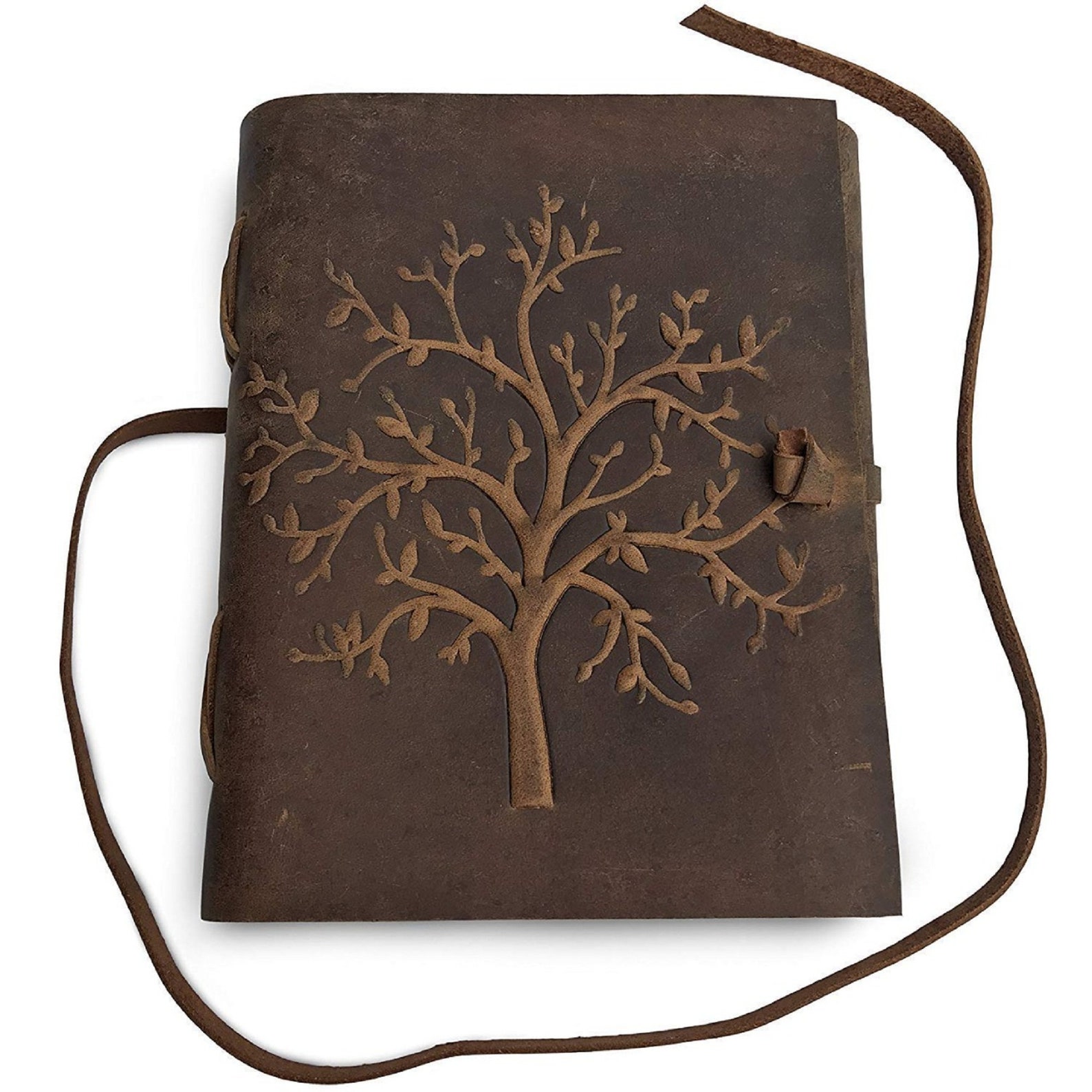 Leather Journal Tree of Life Writing Notebook Handmade Etsy