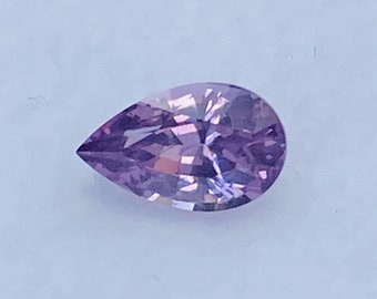 Natural Lavender Spinel  - 1.05 Cts | Lavender Spinel Pear Shaped Gemstone |  Mixed Cut Spinel Loose Gemstone  for Earrings