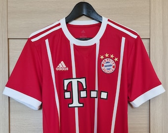 Bayern Munich 2017/2018 Home Football Soccer Shirt Jersey München Germany Deutschland Bundesliga AZ7961 shirtsUA