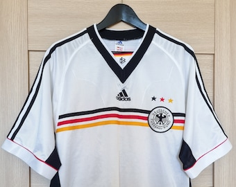 Allemagne 1998/1999/2000 Domicile Football Soccer Shirt Jersey Deutschland DFB Coupe du Monde vintage Retro Rare shirtsUA