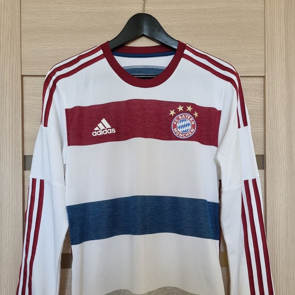Bayern Munich 2014/2015 PLAYER ISSUE Away Football Soccer Shirt Jersey Longsleeve München FC Germany Deutschland F48416 shirtsUA
