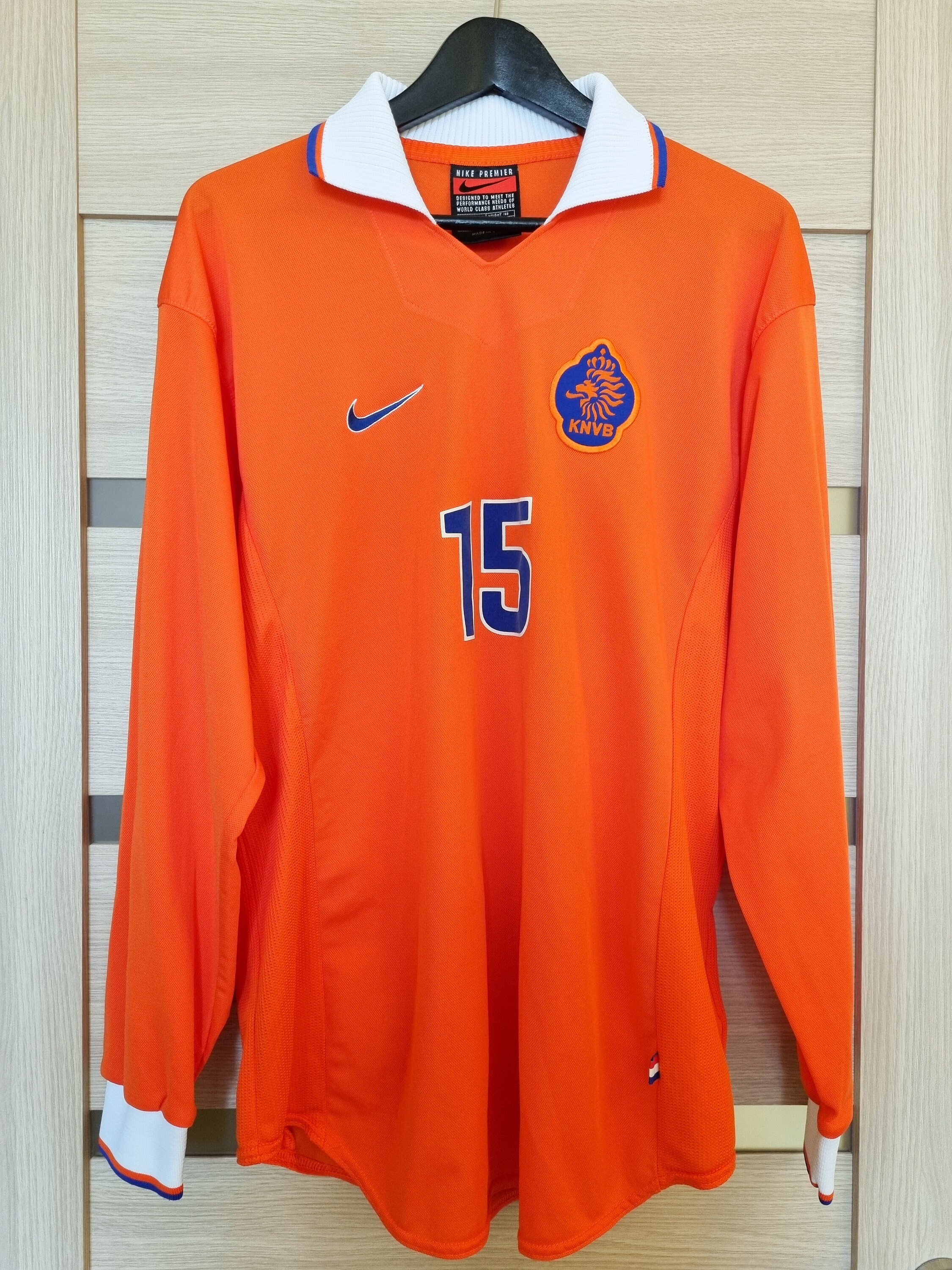 HOLLAND 2014/2015 HOME FOOTBALL SHIRT JERSEY 9 v. PERSIE NETHERLANDS KNVB  MENS S