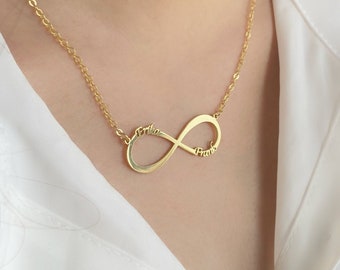 Infinity Name Necklace - Etsy UK