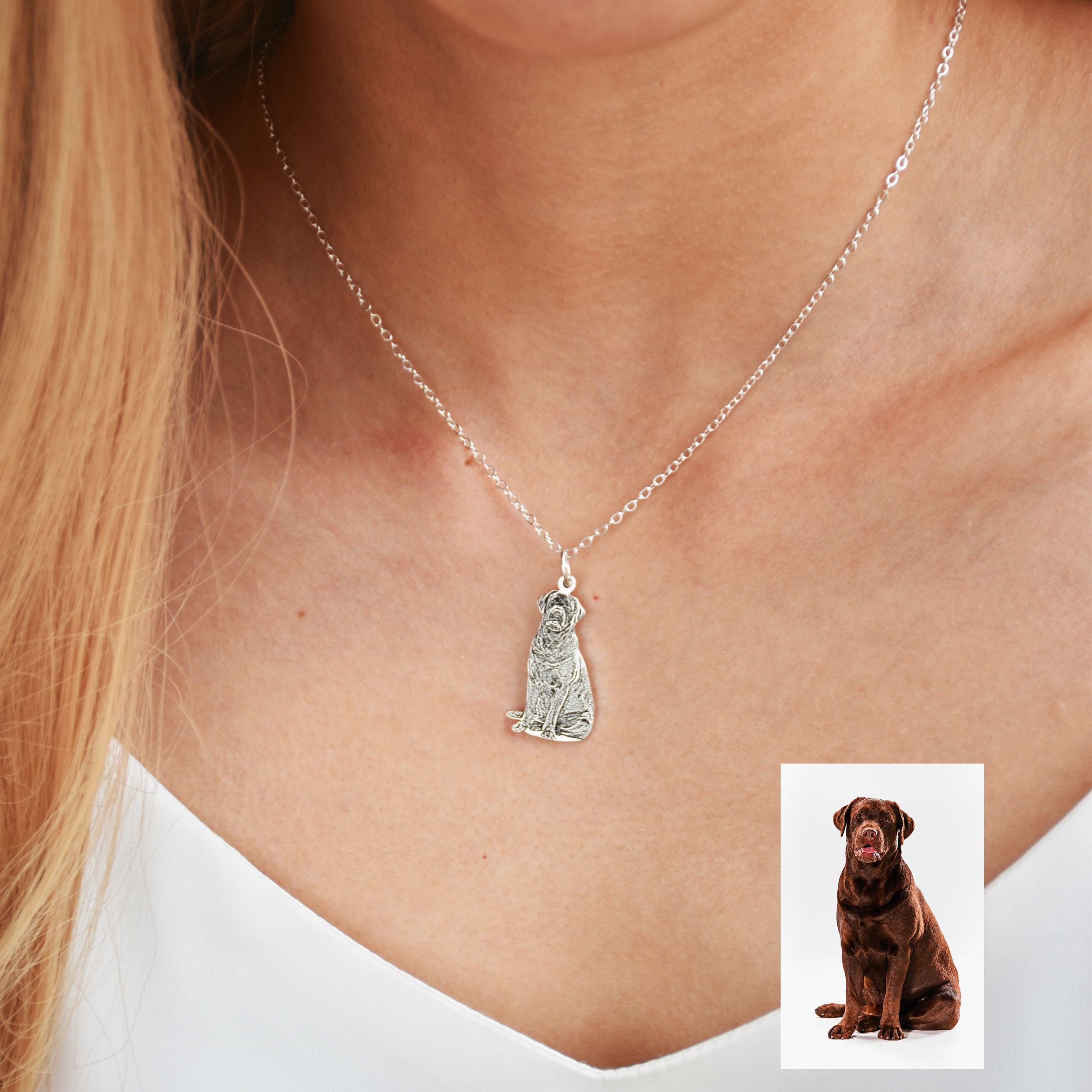 Personalized Pet Photo Necklace Picture Necklace Memory for Etsy UK