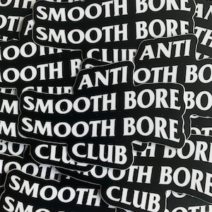 SMOOTH BORE Firefighting Sticker