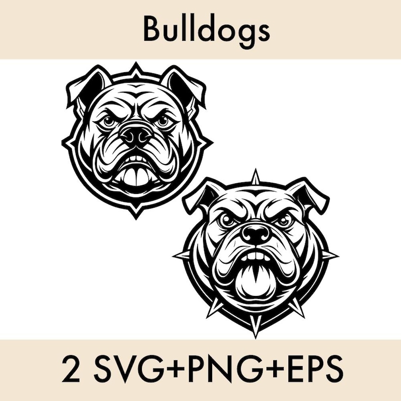 Bulldogs, School Sport Team, Logo SVG, PNG, File Baseball, Basketball