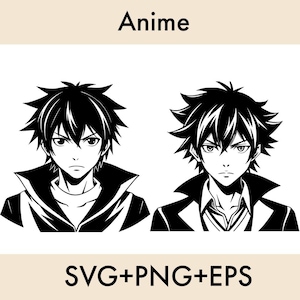 anime svg bundle anime png bundle anime shirt designs svg png eps dxf jpeg free commercial use