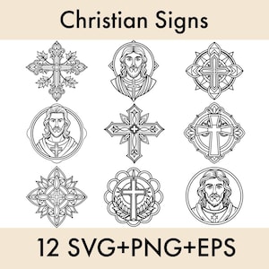Christliches SVG-Bundle, Bibelvers-Svg-Bundle, Glaubensbündel 16 Designs SVG, christliche Zitate svg, Bibelverse svg, religiöses Jesus-Bundle