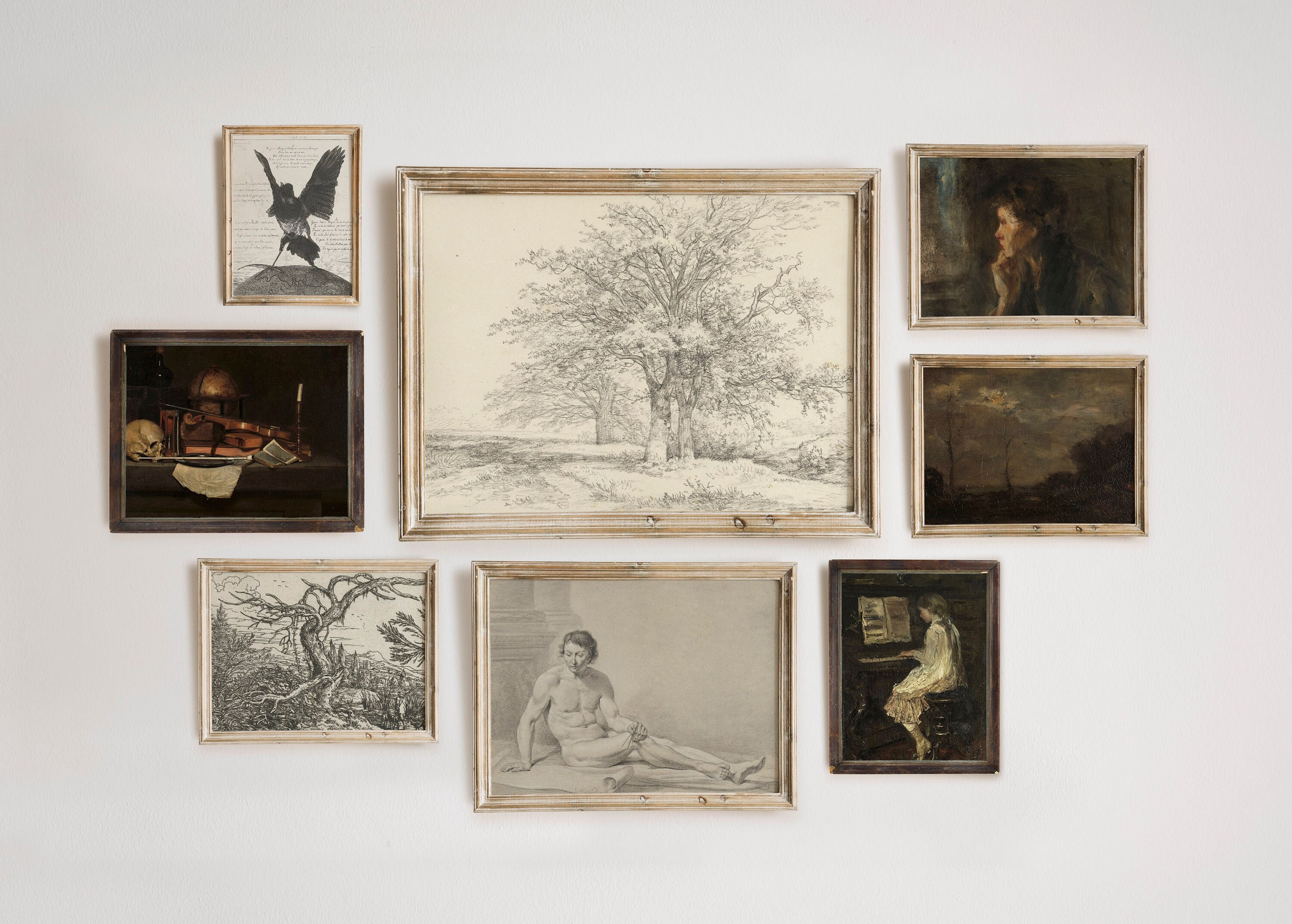 Dark Academia Gallery Wall Print Set Dark Academia Decor Etsy UK