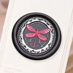 Sello de libélula/abeja, sello de cera, sello decorativo de sello de cera, sobre/carta de invitación/caja de regalo/sello decorativo de cuenta de mano