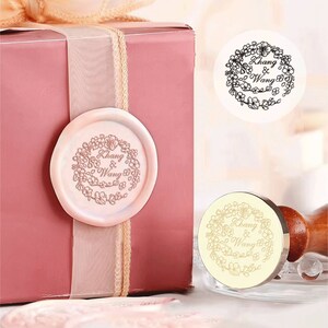 Selo de cera com logotipo personalizado/selo de convite de casamento personalizado/selo personalizado personalizado/selo de presente personalizado/personalizado seu próprio selo/selo feito à mão diy
