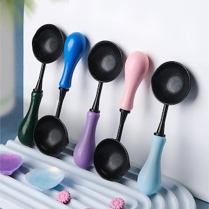 Acessórios para carimbo de cera, colher de abertura dupla, colher antiaderente, fácil de limpar, colher especial de vedação de cera, colher de ferramenta de vedação de laca