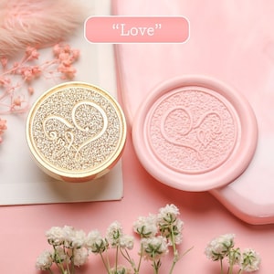 Sello de amor, sello de sello de cera, sello decorativo de sello de cera, sobre / carta de invitación / caja de regalo / sello decorativo de manual