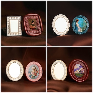 Sello de marco de fotos/marco de espejo, sello de cera, sello en relieve de estilo europeo, sello de cera, sello de boda, sello personalizado