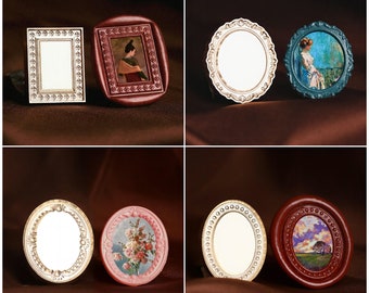 Photo frame/Mirror frame seal, Wax Seal Stamp, European style relief seal，wax seal,Wedding Stamp,Personalized Stamp