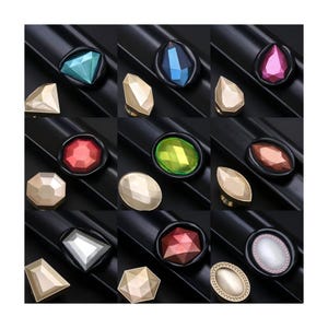 Sello de la serie de piedras preciosas, sello de lacre, sello decorativo de lacre, sello decorativo de sobre/carta de invitación/caja de regalo/cuenta de mano