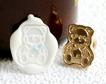 Kleine beer zegel, Wax seal postzegel, Wax zegel decoratieve zegel, envelop / uitnodiging brief / geschenkdoos / handboek decoratieve zegel