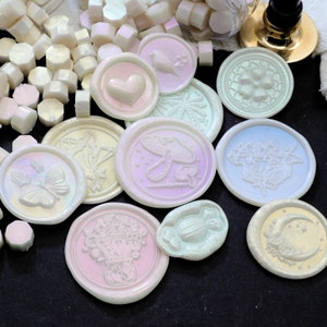 Wax seal wax particles, colorful polarized wax particles, special wax for envelopes/gift boxes/greeting cards/invitation cards