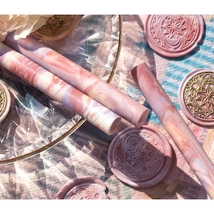 Conjunto de pelotas de cera de tira de cera para selo de cera, conjunto de pelotas de cera de tira de cera de cor misturada de vento ins, selo de envelope, decoração de conta manual