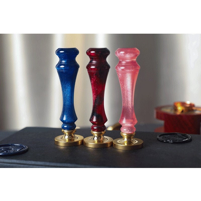Wax Seal Stamplacquer Seal Handle Transparent Resin Handle - Etsy