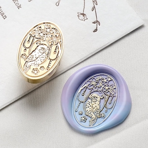 Sello de loro, sello de sello de cera, sello decorativo de sello de cera, sobre / carta de invitación / caja de regalo / sello decorativo de manual