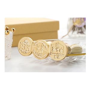 Sello de sello de cera, personalización de sello personalizado, regalos de sello personalizados según su propio nombre, el nombre de un amigo y el nombre de su familia.