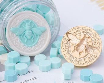3D embossed bee seal，Wax seal stamp，Wax seal decorative seal, envelope/invitation letter/gift box/handbook decorative seal