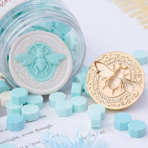 3D embossed bee seal，Wax seal stamp，Wax seal decorative seal, envelope/invitation letter/gift box/handbook decorative seal