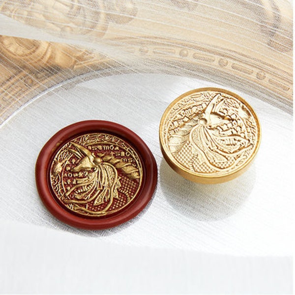 Anubis seal，Wax seal stamp，Wax seal decorative seal, envelope/invitation letter/gift box/handbook decorative seal