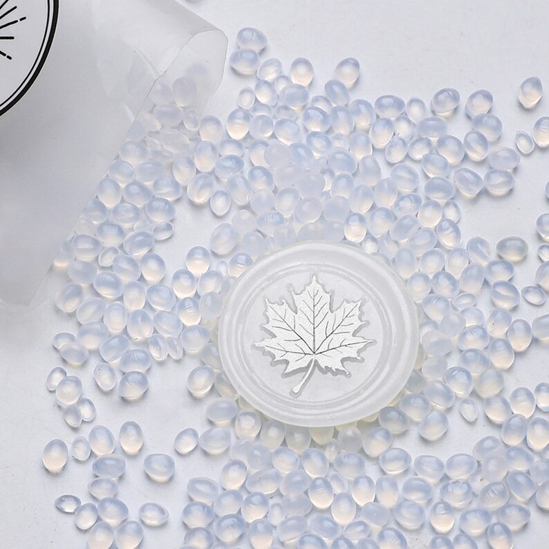 Transparent wax particlesWax sealing wax particles, Wax Sealing Beads for envelope sealing and decoration,Wax Seal Stamp Special Wax White