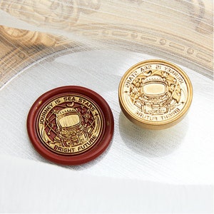 Reise ist Seesterne,Wax Seal Stempel,Wax Seal Deko Siegel,Briefumschlag/Einladungsbrief/Geschenkbox/Handbuch Deko Siegel