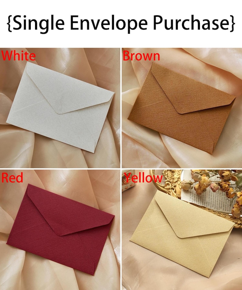 Briefumschlag-Set mit Leinenmuster, Retro-Geschenk für Männer und Frauen, Liebesbriefe, besonderes Papier, Umschlag-Set mit Siegelwachsaufklebern Bild 10