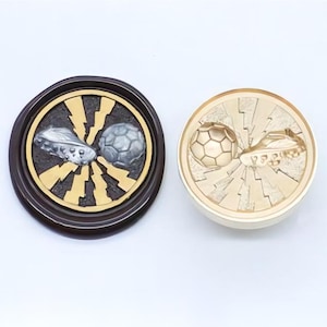 Sello de fútbol, sello de sello de cera, sello decorativo de sello de cera, sobre / carta de invitación / caja de regalo / sello decorativo de cuenta de mano