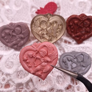 Sello de Cupido de angelito, sello de lacre, sello decorativo de lacre, sello decorativo para sobres, cartas de invitación, cajas de regalo y manuales