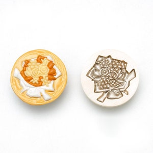 Amante - Sello de ramo, Sello de sello de cera, Sello decorativo de sello de cera, sobre / carta de invitación / caja de regalo / sello decorativo de manual
