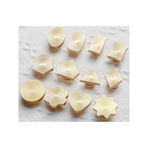 Tampon pour sceau en cire, sceau vierge, tête carrée/ronde en cuivre vierge, sceau vierge irrégulier, matériau du sceau en cire