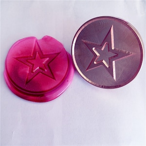 Dubbele Pentagram zegel, Wax seal postzegel, Wax seal decoratieve zegel, envelop / uitnodiging brief / geschenkdoos / hand account decoratieve zegel